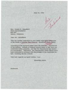 Probate of Restricted Estate: Matilda Stand Beaver's Case, 1963-01-01 - 1963-12-31