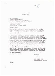 Indian Health Program in Oklahoma: Meetings and Recommendations, 1967-04-04