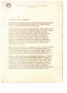 Advancing Public Health Communication: The Professional Journey of Sula Saltsman Goodman, 1967-01-01 - 1967-12-31