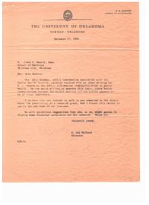 Request for Research Grant for Public Health Communication Study, 1966-12-27