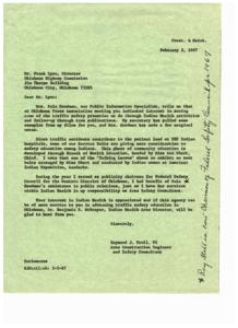 Indian Health Traffic Safety Promotion and Education, 1967-02-02