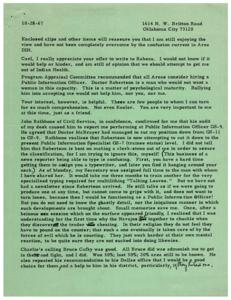 Correspondence Update: Challenges and Opportunities in Indian Health, 1967-01-01 - 1967-12-31