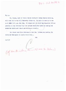Meeting with Dr. Rabeau: Executive Officer Position in Oklahoma City Area Office, 1967-01-01 - 1967-12-31