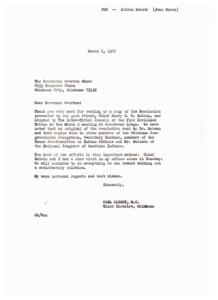 The Inter-Tribal Council of the Five Civilized Tribes Resolution on Indian Health, 1967-03-02