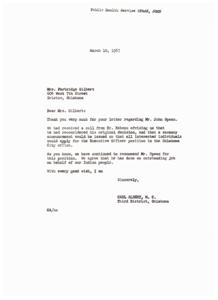 Excitement and Gratitude: A Letter Regarding John Spaan&#39;s Appointment, 1967-03-10