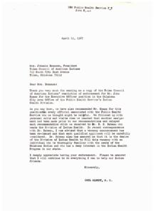 Resolution of Endorsement for John Spaan by Tulsa Council of American Indians, 1967-04-11