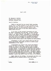 Support for John Spaan: A Call to Action for Indian Health, 1967-04-20