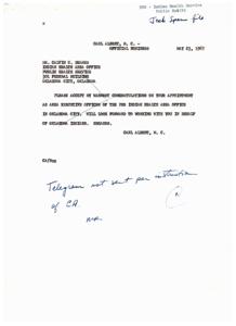 Appointment of Calvin C. Beames as Area Executive Officer of PHS Indian Health Area Office, 1967-05-22