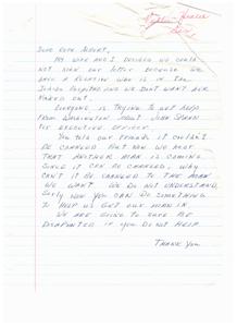 Plea for Assistance: Urgent Request for Change, 1967-01-01 - 1967-12-31