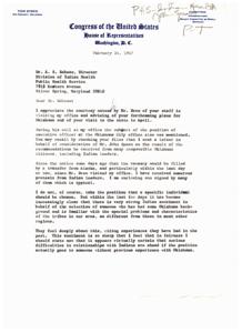&quot;Concerns Regarding Indian Health Service Appointment in Oklahoma&quot;, 1967-02-24