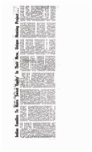 Smithville Choctaw Housing Project: Sweat Equity for Indian Families, 1967-01-01 - 1967-12-31