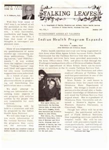 Expanding Nutrition and Dietetics Program in Indian Health, 1967-01-01 - 1967-12-31