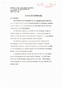 Improving Healthcare for Native Americans: The Talihina Indian Hospital Expansion, 1967-04-26