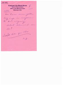 Concerns of Oklahoma Indian Tribes: Lack of Medical Facilities, 1967-01-01 - 1967-12-31