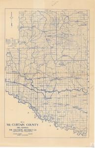 &quot;Map and Directory of Le Flore and McCurtain Counties, Oklahoma&quot;, 1945-01-01 - 1966-12-31