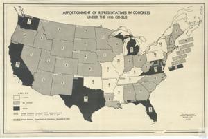&quot;Congressional Reapportionment Based on the 1950 Census: A Detailed Report&quot;, 1950-01-01 - 1950-12-31
