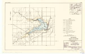 ["The document is a detailed map and project documentation by the U.S. Army Corps of Engineers, focused on the area within Oklahoma and Kansas, particularly around the Beavers River. It includes elements such as conservation and flood control pool limits, existing and proposed infrastructure like roads, power lines and telephone lines, and geographical features like rivers and creeks. Compiled using data from the Tulsa Engineer District, the map dates back to April 1940. The project was approved in June 1962 and is subject to revisions."]