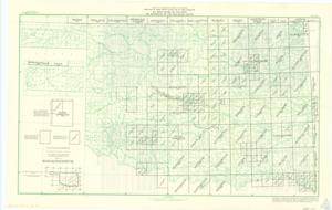 ["The document is an index to topographic maps of Oklahoma, distributed by the Geological Survey. It lists various areas within the state and provides information on how to order these maps by their printed names and series designations. The total number of maps in this index is 170, as of December 1957. Information about map prices effective as of May 1, 1957, and additional details can be found on the reverse side. All inquiries can be directed to the Geologic Office, Box 133, Rolla."]