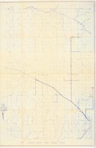 ["The document outlines various rural water and sewer districts in Atoka County, Oklahoma, including Wardville, Stringtown City, Tushka, and Caney. Additionally, it indicates a proposed annexation of Caney to District #4. The document also includes maps featuring key landmarks like water towers, a filter plant, and transmission lines. It also identifies Albert, Departmental Box 116 Folder 32 Maps as the source."]