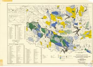 ["The document provides detailed information about the watershed protection, flood prevention, and other water resources projects in Oklahoma, including various creeks, rivers, reservoirs, and their drainage areas. It also contains data on the status of structures related to these projects, with information on planning and completion. The document is part of the U.S. Department of Agriculture's Soil Conservation Service and was last revised in September 1962."]