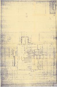 ["The document is a project plan for a new post office construction by the Bureau of Facilities in McAlester city, U.S. It includes details like drawing title, levels, CRS, and an approach floor plan. It is checked and approved by the engineering section."]