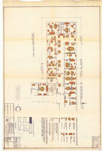 ["The document describes a project map for the partial fourth floor plan of a House Office Building, issued on 8/4/75 and 8/18/75. It includes information on the director's office, budget, general counsel, analysis, furniture placement, and professional details. It also provides details about specific equipment and furniture that will be provided by the Clerk of the House of Representatives and the C&P Telephone Company. The project was approved by Dr. Rivlin on 8/18/75 and the document includes revisions and approvals by other officials."]