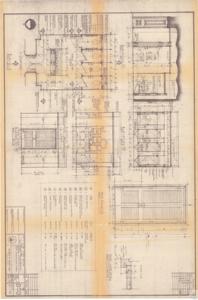 ["The document is a detailed blueprint for the construction of a new public women's restroom in the United States Capitol. The plan includes specifications for various elements such as acoustic tiles, stainless steel and ceramic finishes, corrugated partitions, and the installation of various fixtures like mirrors, soap dispensers, paper towel and toilet tissue dispensers, waste receptacles, and handicap-accessible features. The project was approved by George M. White, the Architect of the Capitol, on May 10, 1973."]