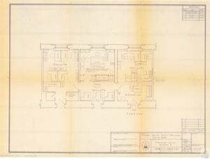 ["The document is a project blueprint from May 13, 1975 for a furniture layout and office reconfiguration in Suite 240 of the Cannon House Office Building. It includes information about prints issued to Cong Ottinger, M.E.C., and C.M.B, and details about the relocation of existing metal partitions, removal of doors, and the placement of desks, sofas, and other furniture. The plan, titled 'Scheme A', was drawn by GWS and checked by RRS. The coordinating engineer was from Marathon. The recommended approval is from George M. White FAIA, and the project bears the drawing number CH-15, sheet 1 of 2."]