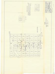 ["The document provides a detailed depiction of preliminary plans for proposed gas systems for glass sand plants in Pontotoc and Johnston counties, and towns in the area, including Murray County. It includes key features such as the main distribution line, town border station, service line, and values. The project, overseen by consulting engineer Ralph W. Delaney, also specifies the estimated quantities of ID lines, valve boxes, service assemblies, and other components. The map also depicts various town features such as residences, a church, a post office, a school, and a general store. It includes a legend and a vicinity map for reference. The plans have been presented on sheet 2 of a 6-sheet set."]