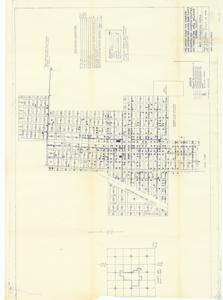 ["The document is a project map detailing preliminary plans for proposed gas systems for glass sand plants in Pontotoc and Johnston counties, and towns in the area, including Murray County and Roff distribution system. The map includes various details like proposed main distribution lines of different sizes, valves, town border stations, service lines, and pressure points. It also lists estimated quantities for various elements such as the I.D. line, valves' boxes, and service assemblies. It contains specific information regarding residences, trailer houses, schools, churches, general stores, and post offices in the area. The project documentation is prepared by Ralph W. Delaney, a consulting engineer based in Ada, Oklahoma."]