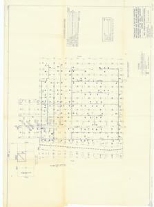 ["The document describes the preliminary plans for proposed gas systems for glass sand plants in Pontotoc, Johnston, and Murray counties, including towns in the area. It includes a vicinity map of the Mill Creek Distribution System and proposed distribution lines, with details of estimated quantities, service assemblies, highway crossings, town border station, metering, and conversion to natural gas equipment. It also provides data about the pressure within the distribution system and the number of residences and businesses served. The document was produced by consulting engineer Ralph W. Delaney from Ada, Oklahoma and is the sixth sheet in a six-sheet set."]