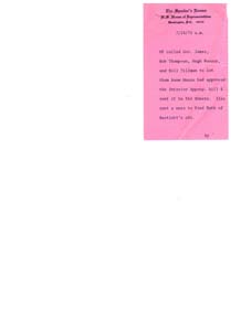 Interior Appropriation Bill for Indian Health Service at Ada, Oklahoma, 1975-07-24