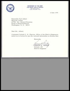 News Release Regarding the Broken Bow Dam and Reservoir Project, 1970-06-02 Ar