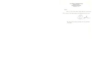 Correspondence from a member of the Permanent Select Committee on Intelligence to Howard regarding notes and a copy of the State cables