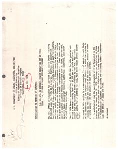 ["The U.S. Office of Education has approved 2,377 Basic Grants totaling $9,960,200 under the Title II-A program of the Higher Education Act of 1965. The grants are for accredited institutions of higher education and other library agencies to acquire library materials. The maximum funding level per applicant is $4,235. The grants have been issued to institutions in various states, including Oklahoma. Award documents will be sent out soon, and further information can be obtained from the Division of Library Programs."]