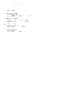 List of Donors and Correspondences for Dewey and Eds Support Fund, 1974-01-01 - 1974-12-31