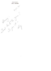 King P. Kirchners Memo Dated 9-31-71, 1973-01-01 - 1974-12-31