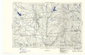 ["Wichita, Navigable Streams and Lakes Subject To Section 404 of FWPCA Amendments of 1972. 11 x 17. United States, Dept. of the Army, Tulsa District Corps of Engineers, 1977."]