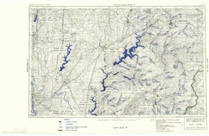 ["Tulsa, Navigable Streams and Lakes Subject To Section 404 of FWPCA Amendments of 1972. 11 x 17. United States, Dept. of the Army, Tulsa District Corps of Engineers, 1977."]