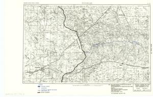 ["Tucumcari, Navigable Streams and Lakes Subject To Section 404 of FWPCA Amendments of 1972. 11 x 17. United States, Dept. of the Army, Tulsa District Corps of Engineers, 1977."]