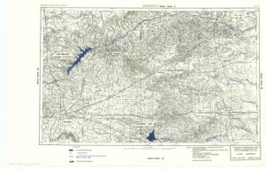 ["Amarillo, Navigable Streams and Lakes Subject To Section 404 of FWPCA Amendments of 1972. 11 x 17. United States, Dept. of the Army, Tulsa District Corps of Engineers, 1977."]