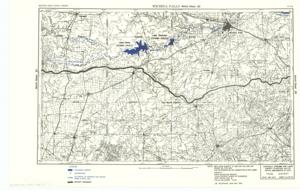 ["Wichita Falls, Navigable Streams and Lakes Subject To Section 404 of FWPCA Amendments of 1972. 11 x 17. United States, Dept. of the Army, Tulsa District Corps of Engineers, 1977."]