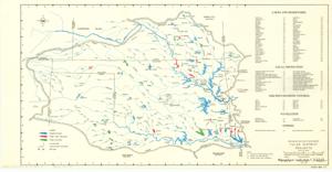 ["Tulsa District Projects, Arkansas and Red River Basins. 10.6 x 20.6. United States, Dept. of the Army, Tulsa District Corps of Engineers, 1974."]