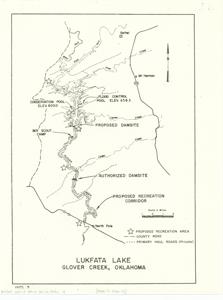 ["Lukfata Lake. Dimensions: 8 x 10.5."]