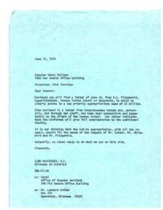 Urgent Funding Request for Seneca Indian School, 1974-05-04