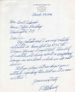 Correspondence Regarding Opposition to the Wagner-Murray-Dingell Bill and Socialized Medicine, 1946-03-29