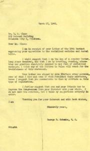Opposition to the Wagner-Murray-Dingell Socialized Medicine and Dental Bills: A Correspondence from 1946, 1946-03-19