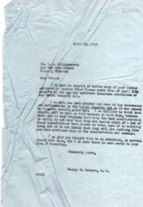 1946 Letter from George B. Schwabe Regarding Social Security Act Concerns, 1946-04-16