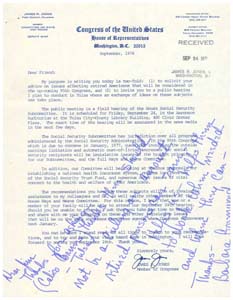 Letter from Ms. Barbara [illegible] to Congressman James R. Jones, September 24, 1976