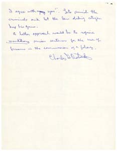 Letter from Mr. Charles H. Ostrander to Congressman James R. Jones regarding gun control, May 17, 1976